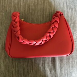 Red Hobo Style Bag